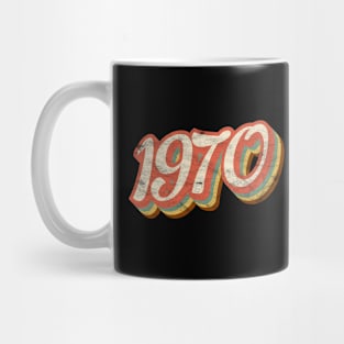 Vintage 1970 50th Birthday Gift 50 Year Old Fifty Bday Mug